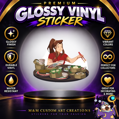 Brigitte from Overwatch 2 Glossy Vinyl Sticker SHEETS