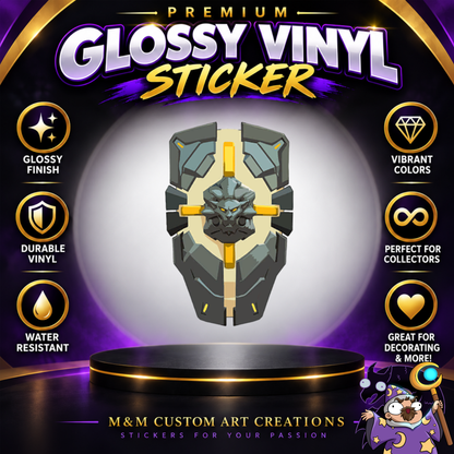 Brigitte from Overwatch 2 Glossy Vinyl Sticker SHEETS