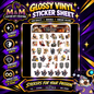 Brigitte from Overwatch 2 Glossy Vinyl Sticker SHEETS