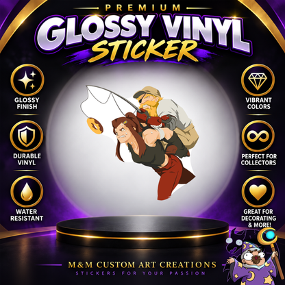 Brigitte from Overwatch 2 Glossy Vinyl Sticker SHEETS