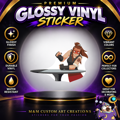 Brigitte from Overwatch 2 Glossy Vinyl Sticker SHEETS
