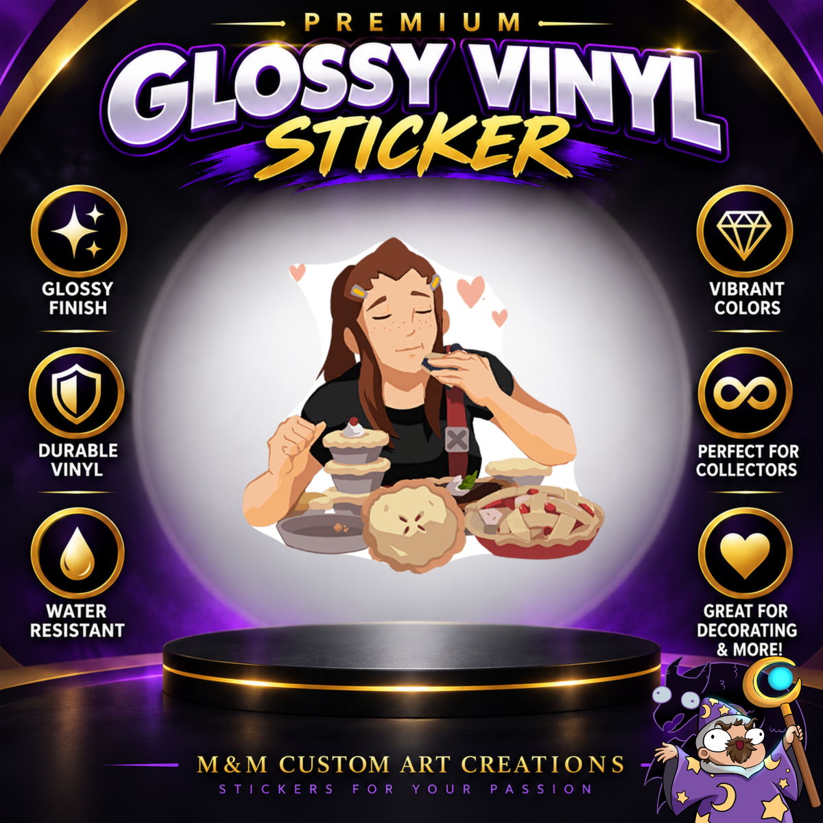 Brigitte from Overwatch 2 Glossy Vinyl Sticker SHEETS
