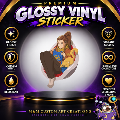 Brigitte from Overwatch 2 Glossy Vinyl Sticker SHEETS