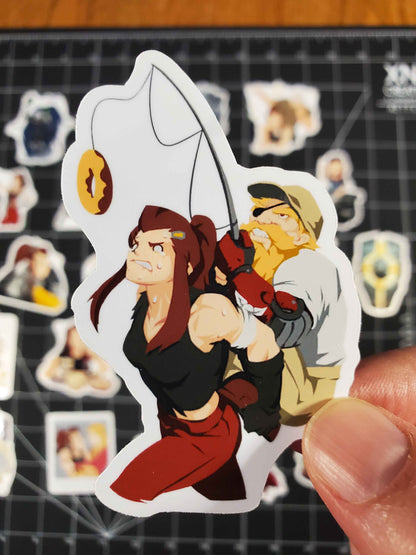 Overwatch 2 Brigitte Hero Spray's Sticker Set | 28 High Quality Glossy Vinyls