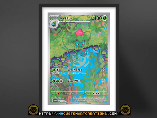 Ivysaur #167 English 151 Illustration Rare (MEW) Poster Print - Available in Two Sizes