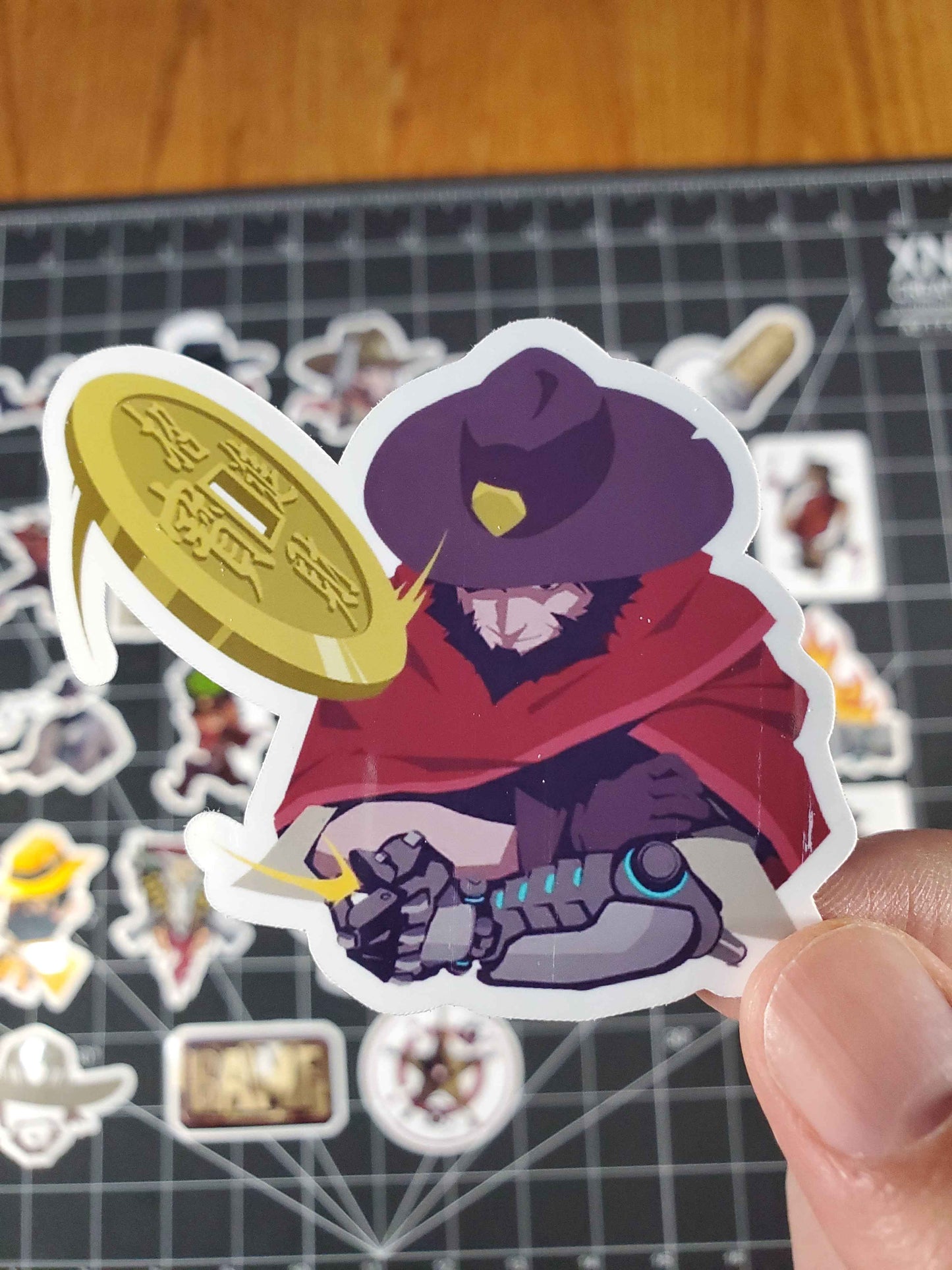 Overwatch 2 Cassidy Hero Spray's Sticker Set | 28 High Quality Glossy Vinyl's