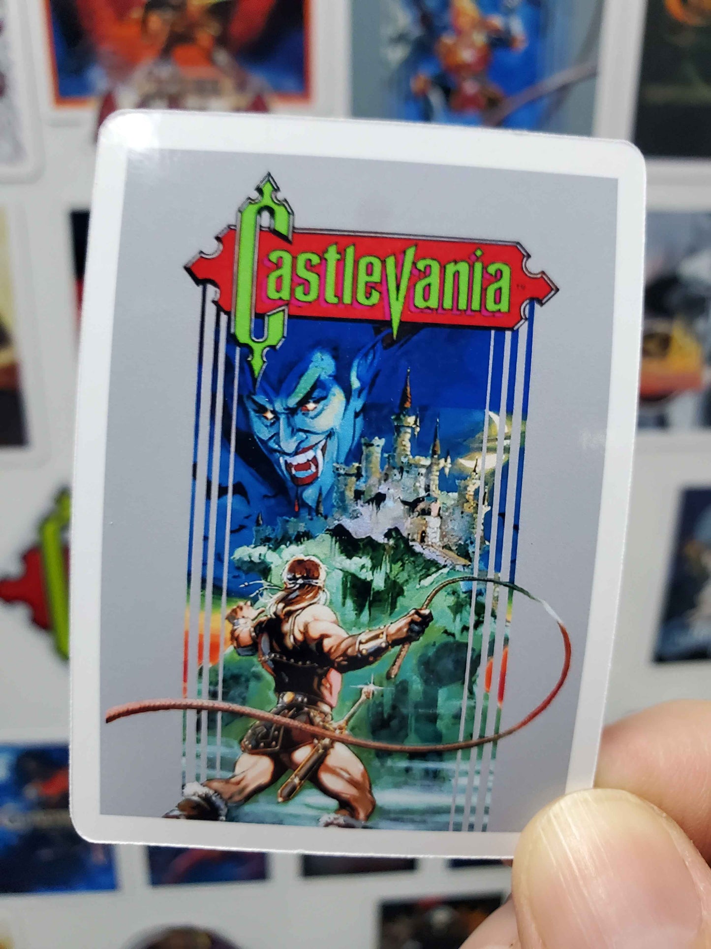 Castlevania Video Game Cover Magnet Set - 34 Glossy Video Game Magnets