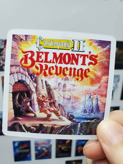 Castlevania Video Game Cover Magnet Set - 34 Glossy Video Game Magnets