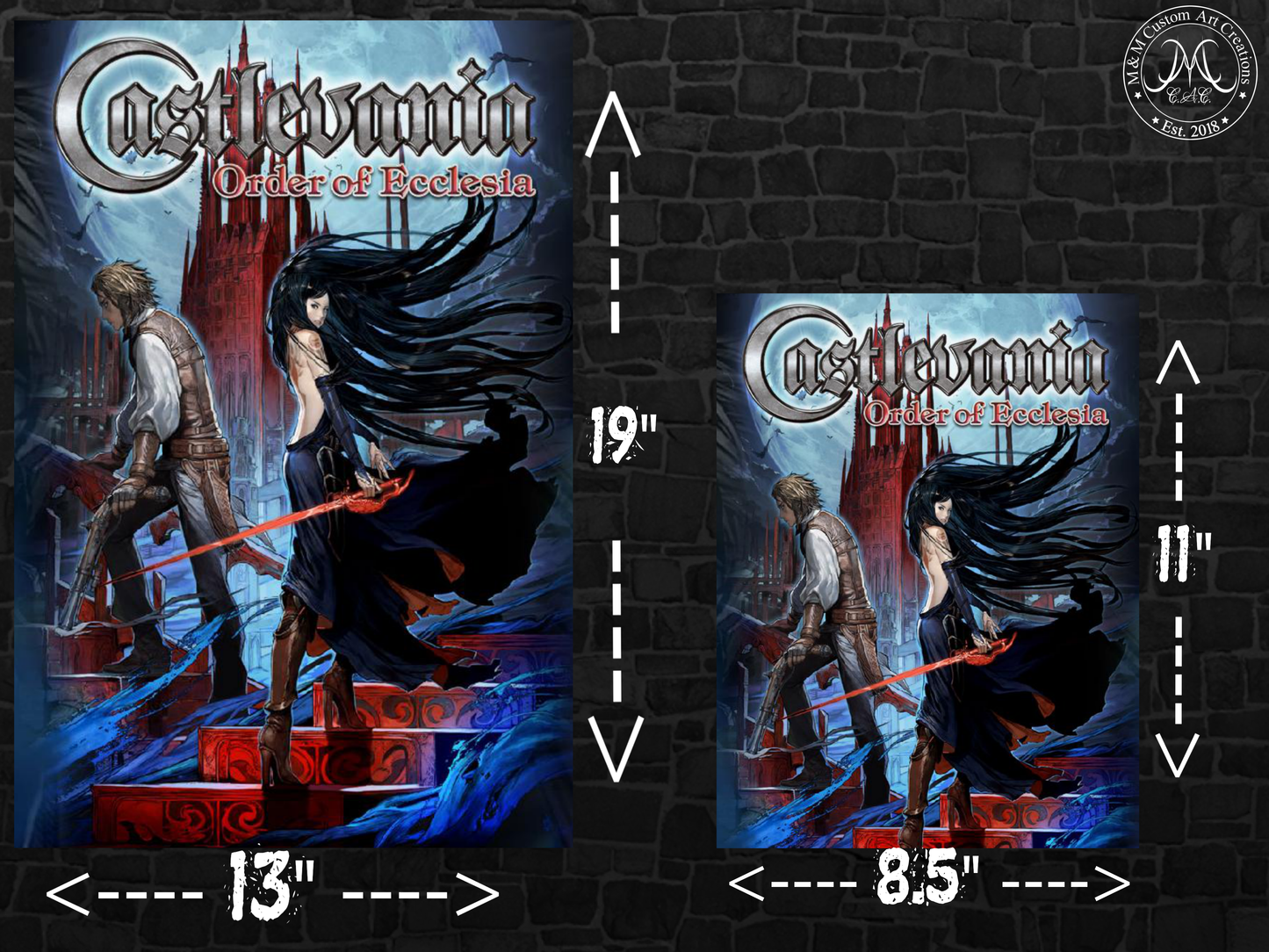 Castlevania Poster Prints | 9 Different Posters to Choose | Vampire Hunter Video Game Prints