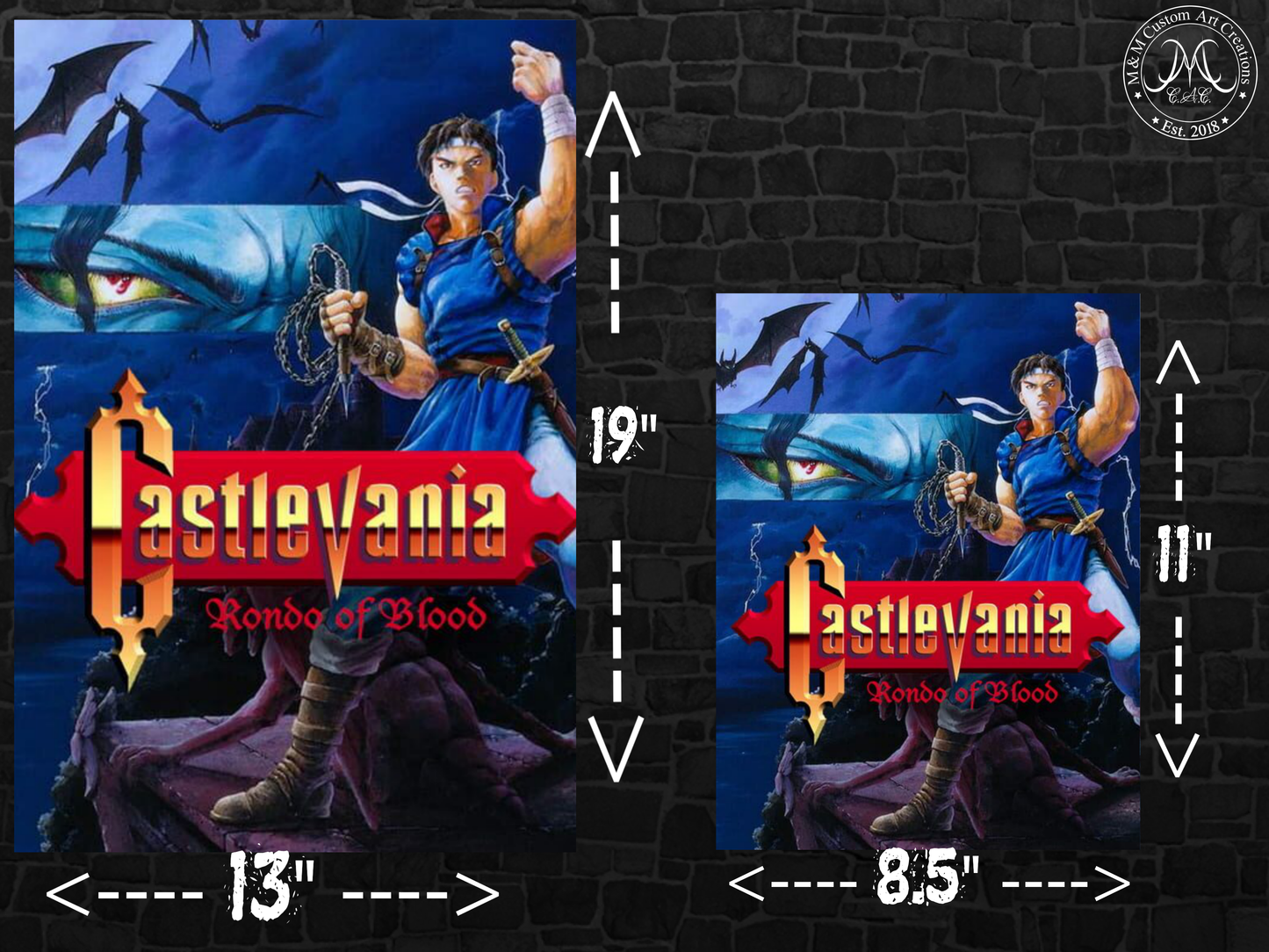 Castlevania Poster Prints | 9 Different Posters to Choose | Vampire Hunter Video Game Prints