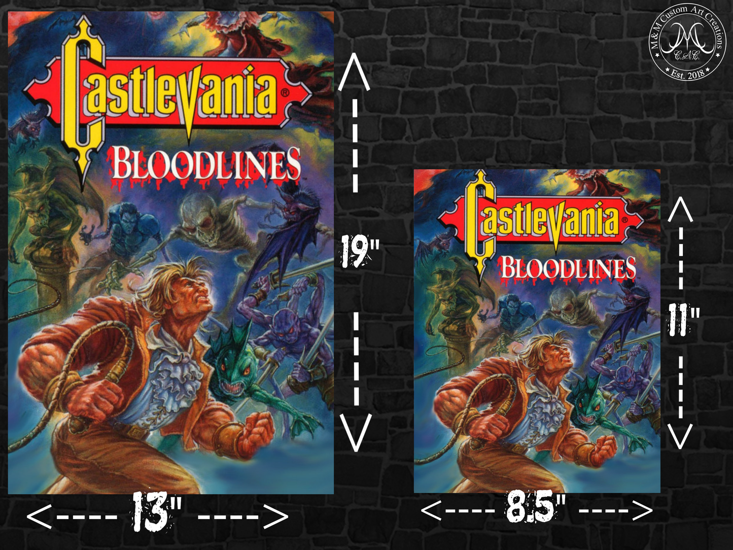 Castlevania Poster Prints | 9 Different Posters to Choose | Vampire Hunter Video Game Prints