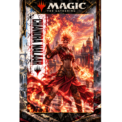 Magic The Gathering Chandra Nalaar 13x19 Art Print Poster | Choose 1 or Complete Set