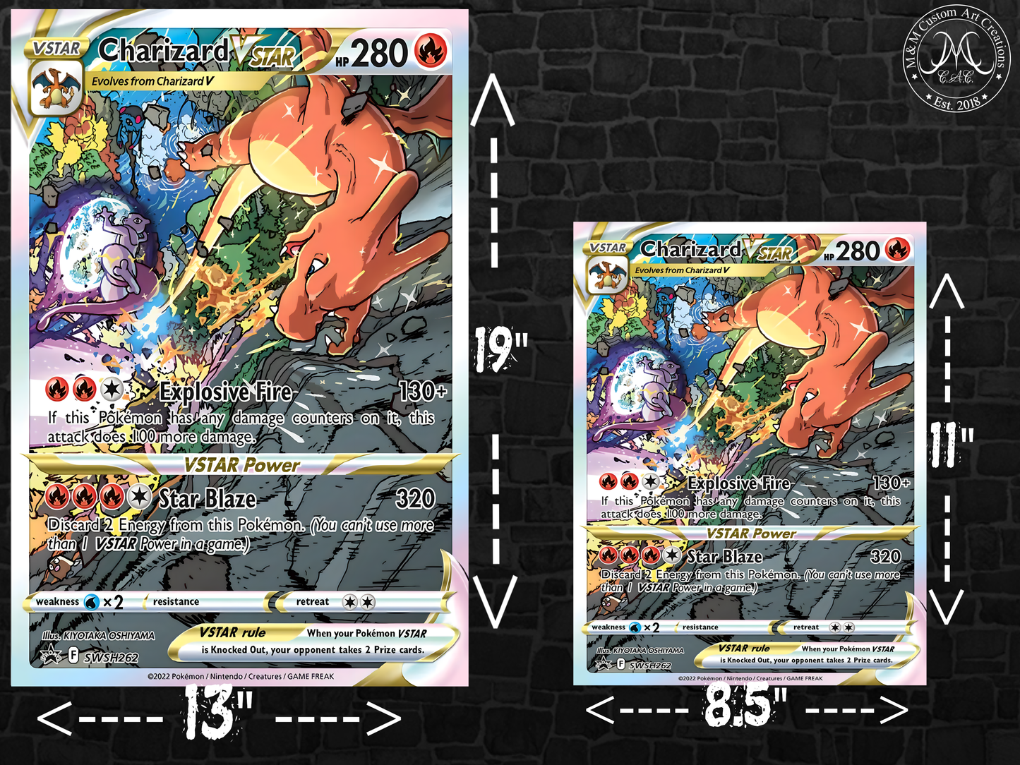 Charizard #SWSH262 VSTAR · Sword & Shield Promo Poster Print - Available in Two Sizes