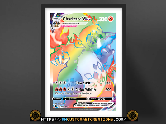 Charizard #074 VMAX · Champion’s Path (CPA) Poster Print - Available in Two Sizes