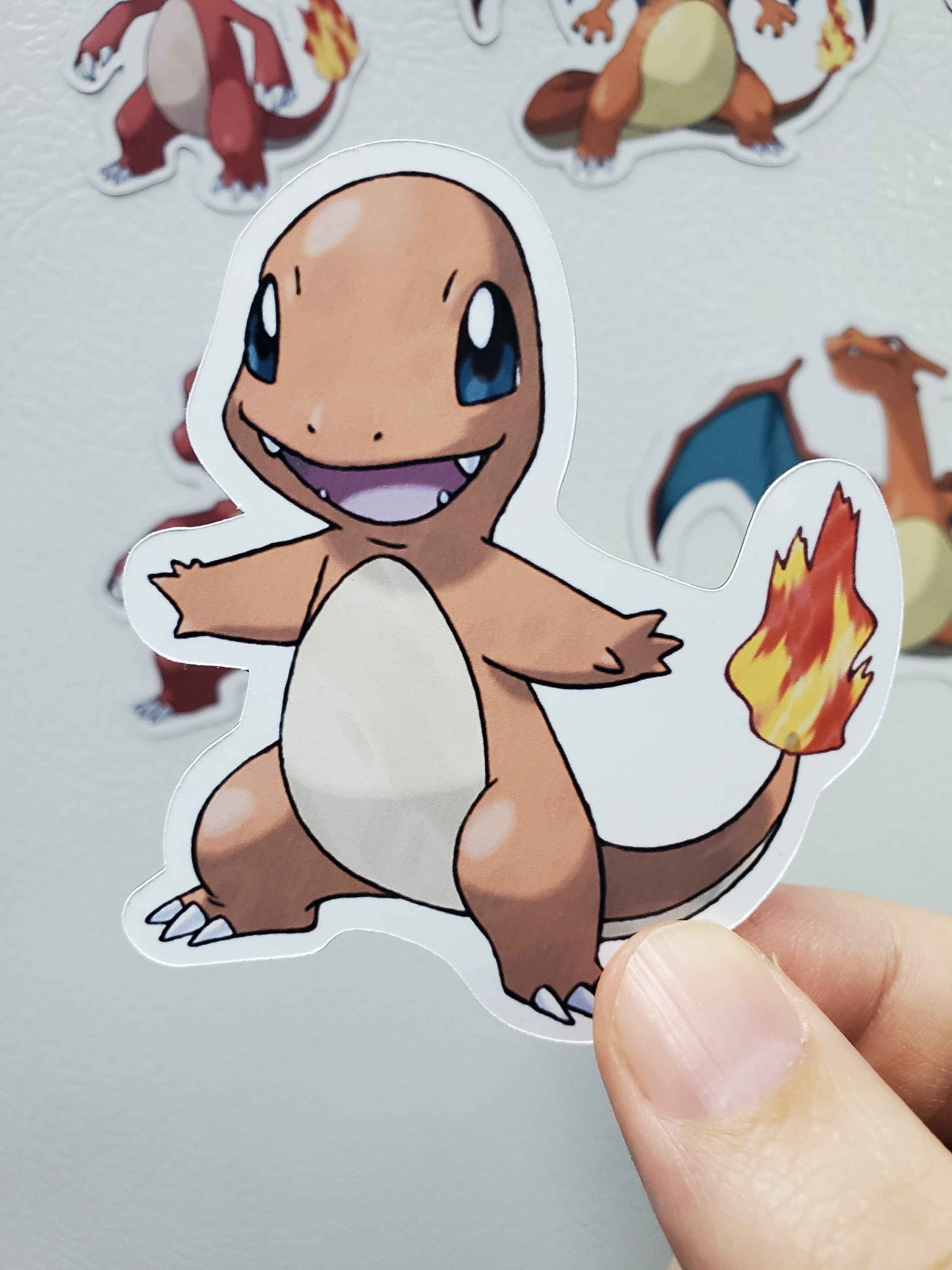 Charmander Charmeleon, Charizard Fridge Magnet Set - Pokemon Fire Type