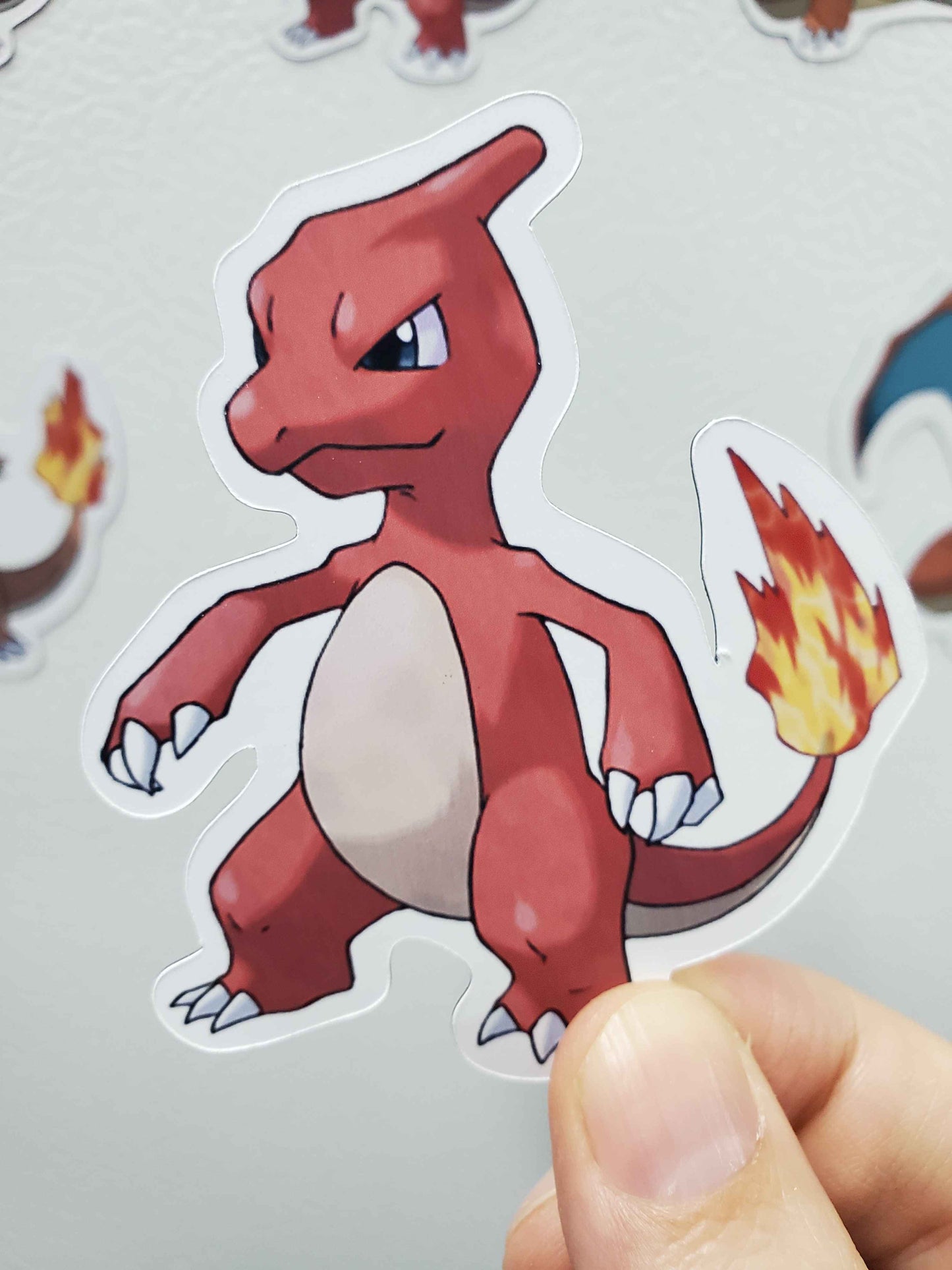 Charmander Charmeleon, Charizard Fridge Magnet Set - Pokemon Fire Type