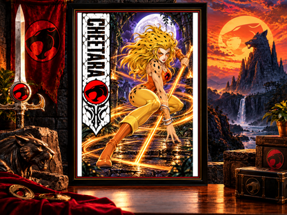 Thundercats CHEETARA 13x19 Art Print Poster | Choose 1 or Complete Set