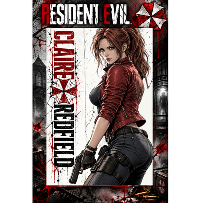 Resident Evil Clair Redfield 13x19 Art Print Poster | Choose 1 or Complete Set