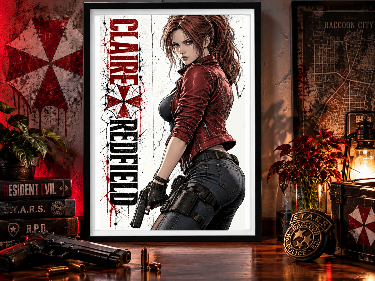 Resident Evil Clair Redfield 13x19 Art Print Poster | Choose 1 or Complete Set