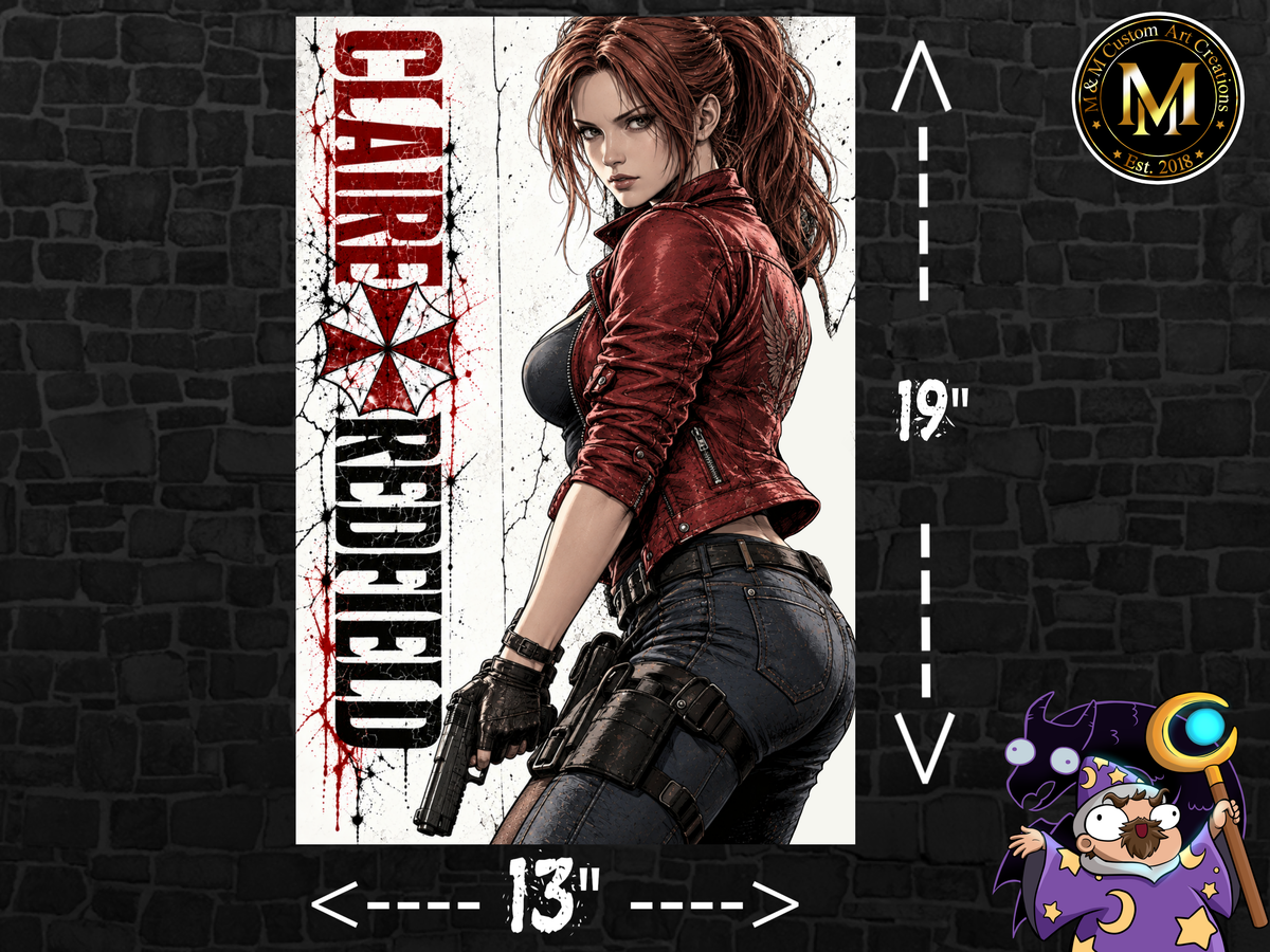 Resident Evil Clair Redfield 13x19 Art Print Poster | Choose 1 or Complete Set