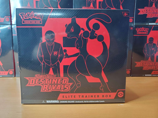Destined Rivals Elite Trainer Box – Factory Sealed English Pokémon TCG – Authentic & Brand New!