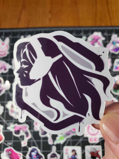 Overwatch 2 D.Va Hero Spray's Sticker Set | 41 High Quality Glossy Vinyls