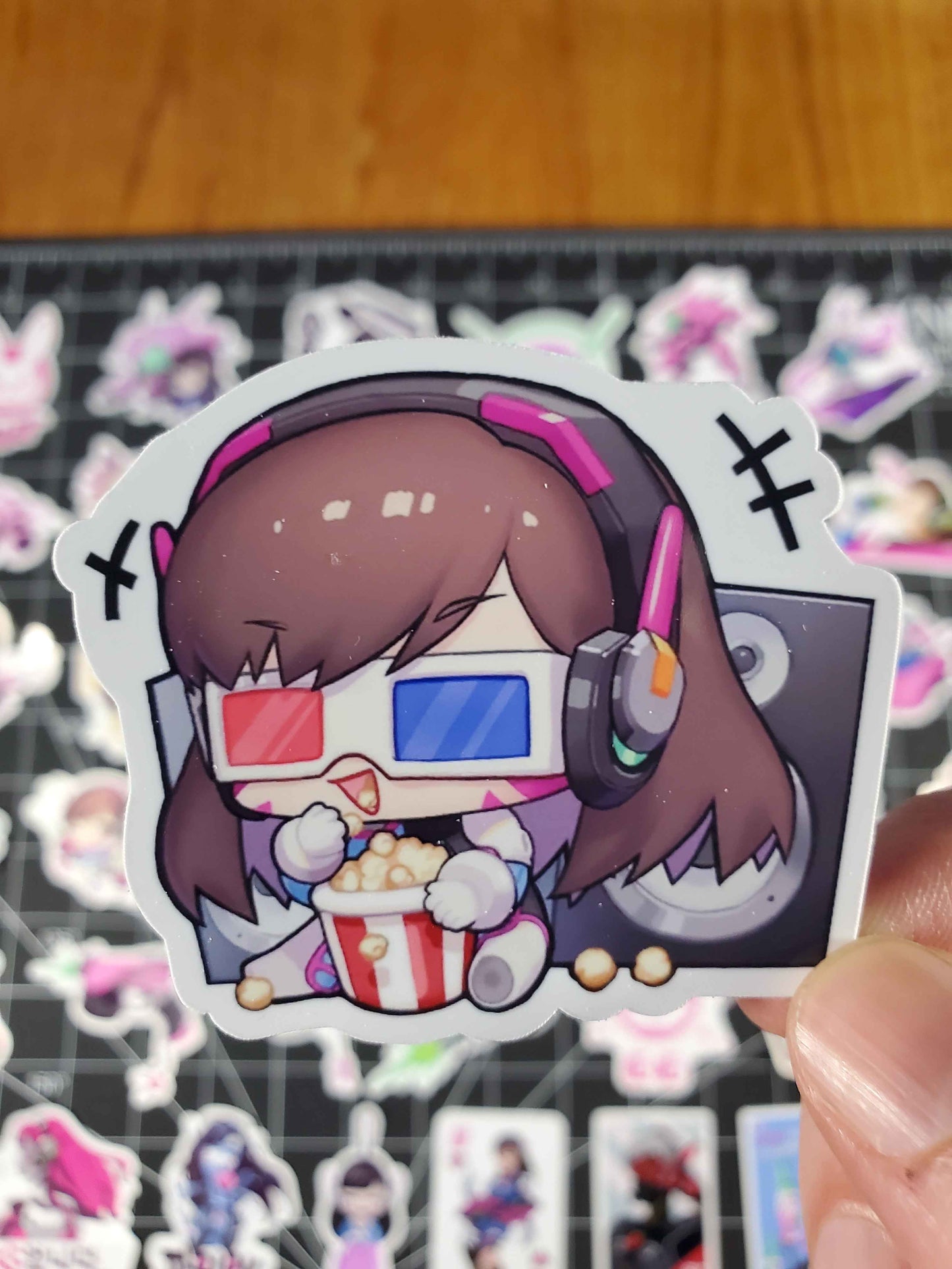 Overwatch 2 D.Va Hero Spray's Sticker Set | 41 High Quality Glossy Vinyls