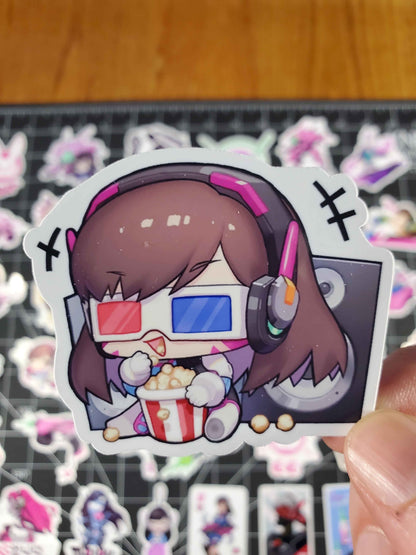 Overwatch 2 D.Va Hero Spray's Sticker Set | 41 High Quality Glossy Vinyls