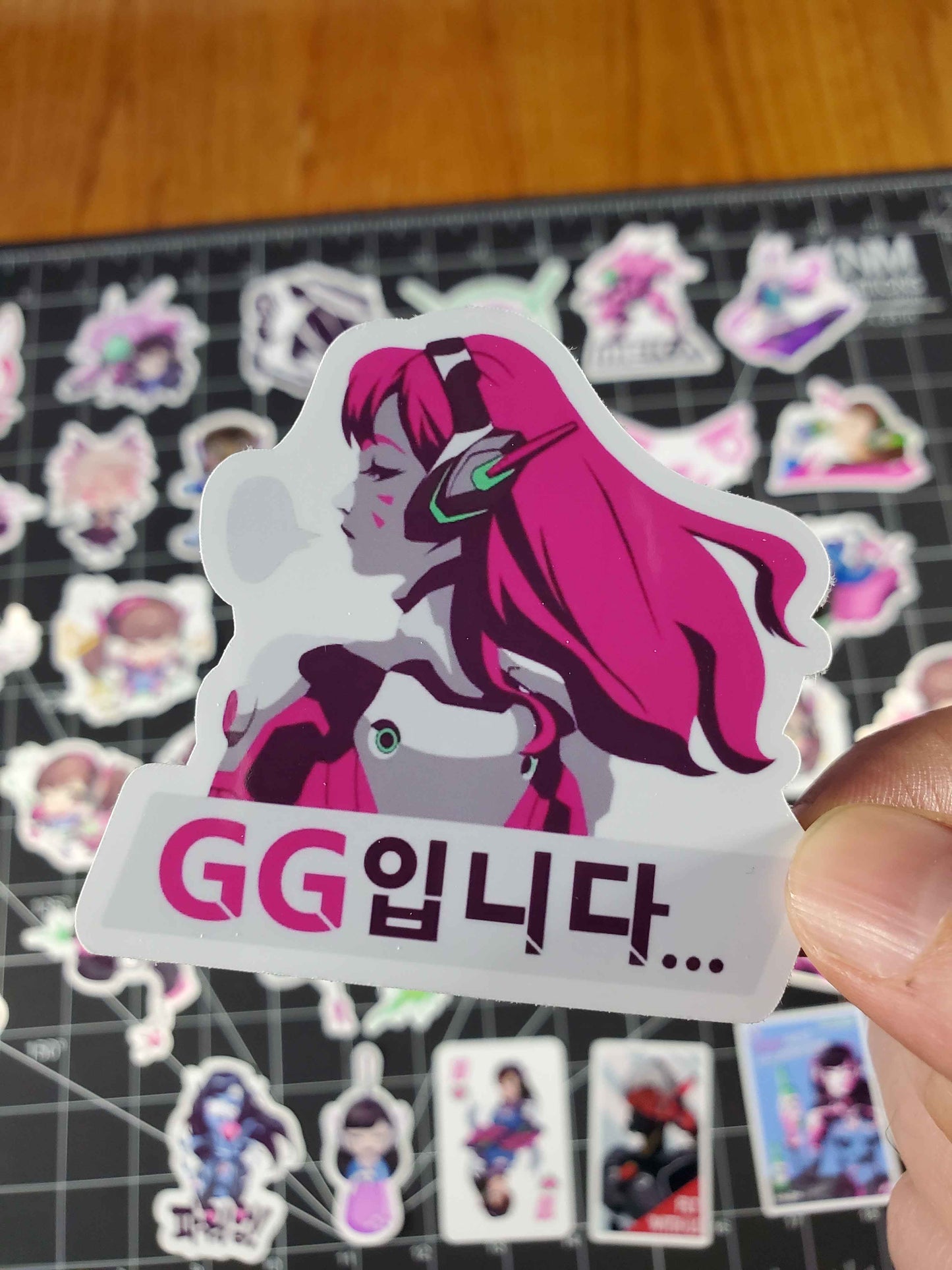 Overwatch 2 D.Va Hero Spray's Sticker Set | 41 High Quality Glossy Vinyls
