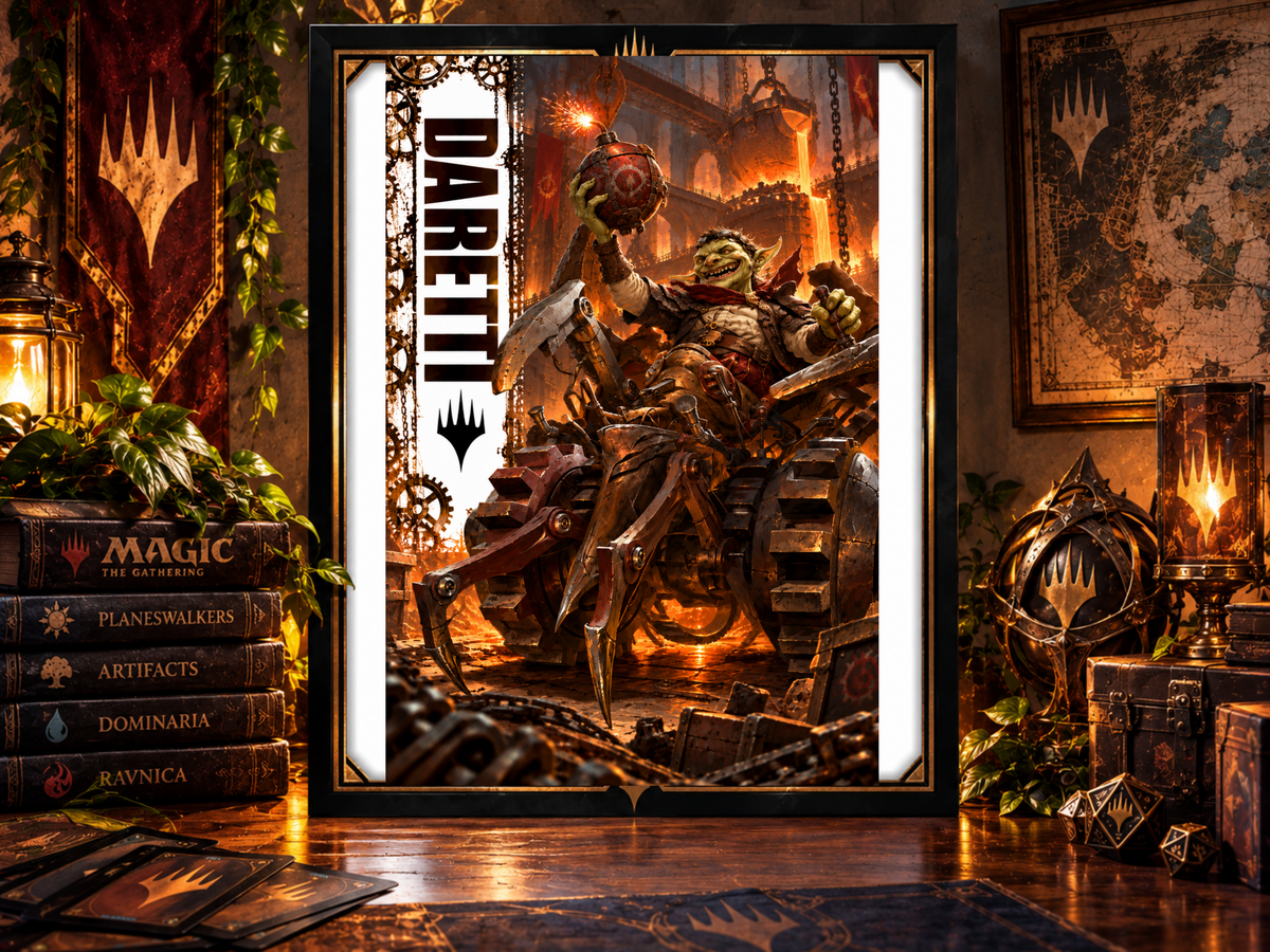 Magic The Gathering Daretti 13x19 Art Print Poster | Choose 1 or Full Set