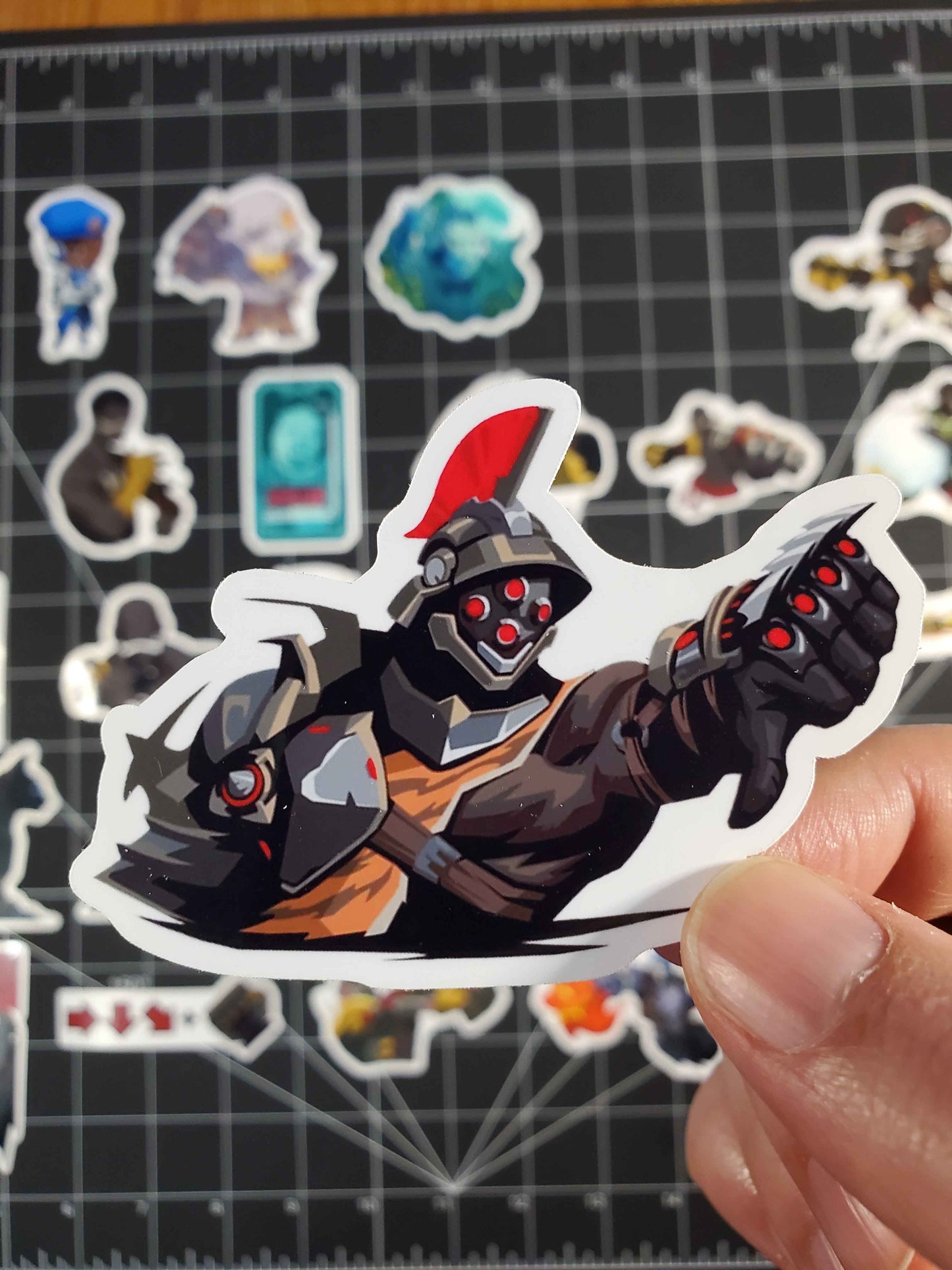 Overwatch 2 Doomfist Hero Spray's Sticker Set | 29 High Quality Glossy Vinyls