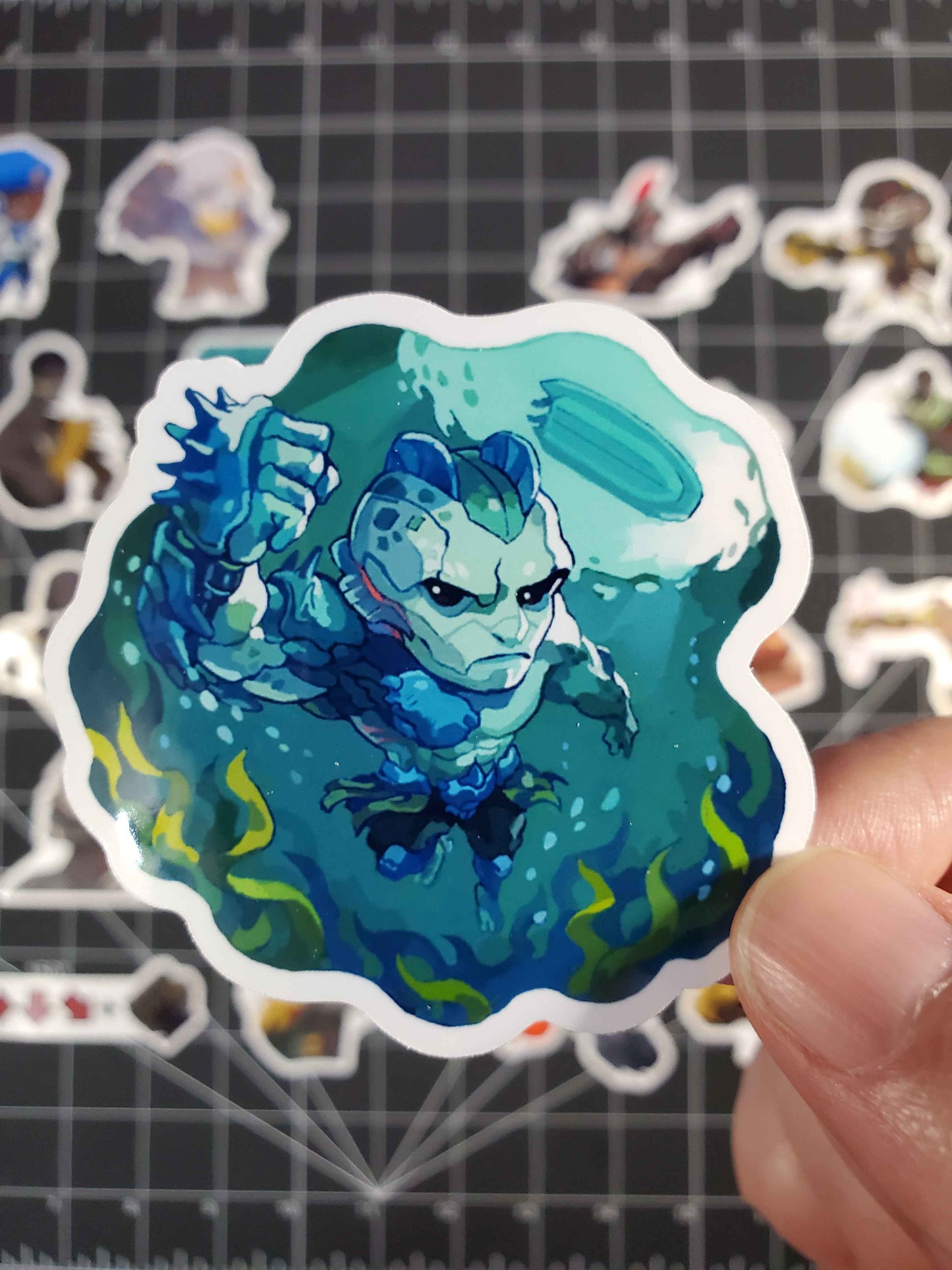 Overwatch 2 Doomfist Hero Spray's Sticker Set | 29 High Quality Glossy Vinyls