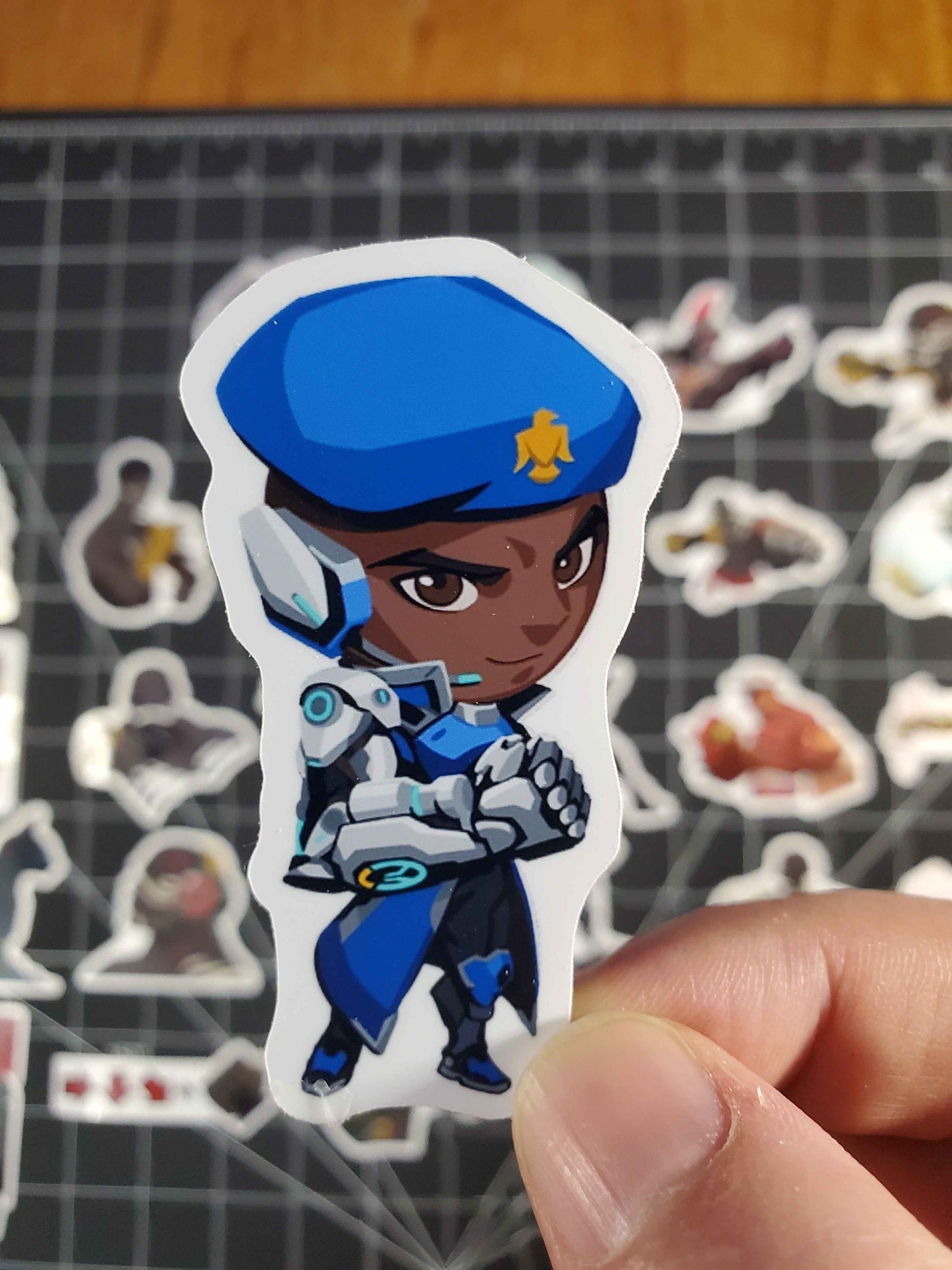 Overwatch 2 Doomfist Hero Spray's Sticker Set | 29 High Quality Glossy Vinyls