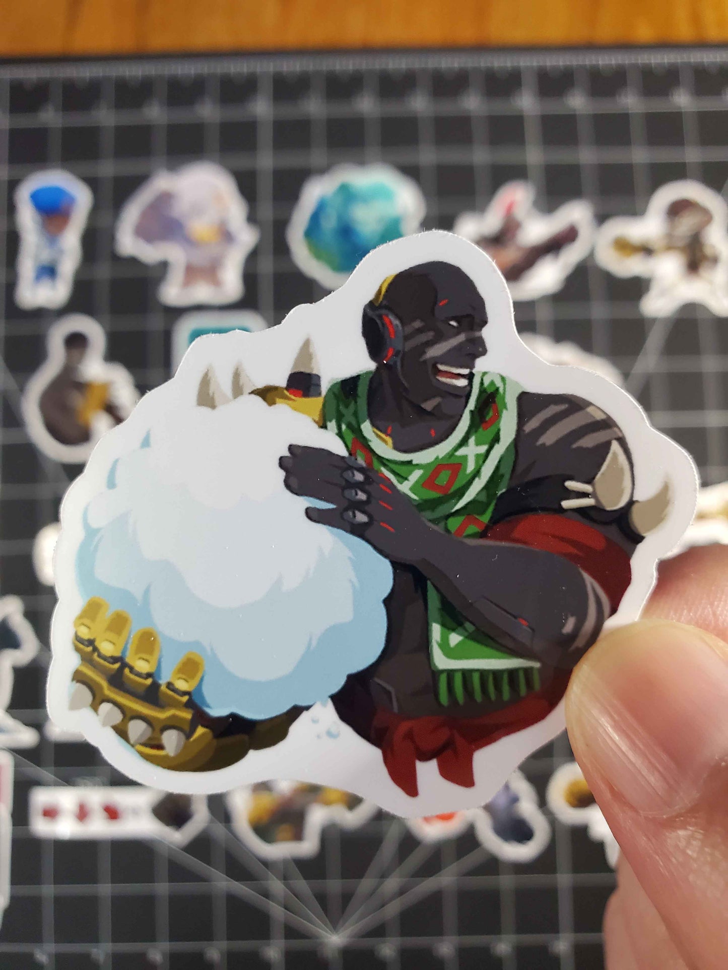 Overwatch 2 Doomfist Hero Spray's Sticker Set | 29 High Quality Glossy Vinyls