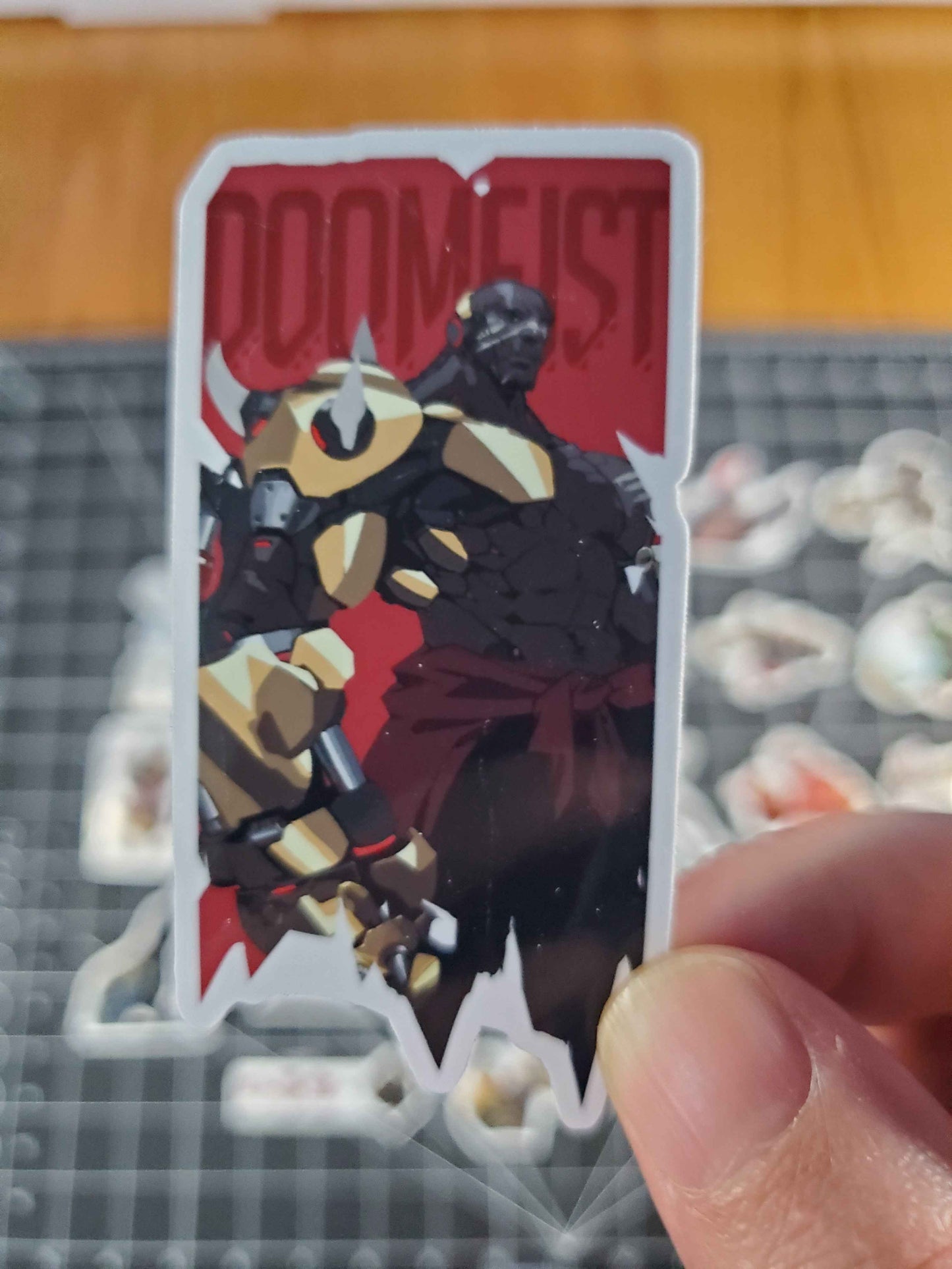Overwatch 2 Doomfist Hero Spray's Sticker Set | 29 High Quality Glossy Vinyls