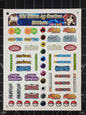 Pokemon EX Series Era Set Logo Symbols 16 Glossy Vinyl Stickers