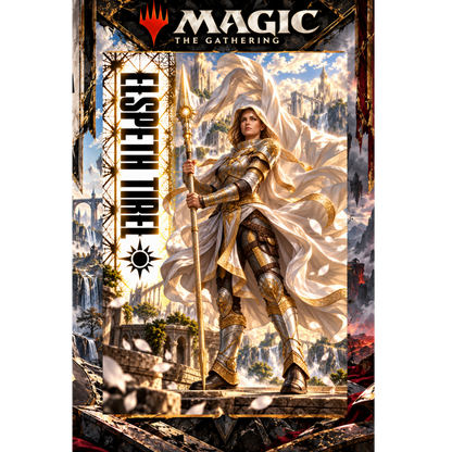 Magic The Gathering Elspeth Tirel 13x19 Art Print Poster | Choose 1 or Full Set