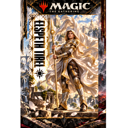 Magic The Gathering Elspeth Tirel 13x19 Art Print Poster | Choose 1 or Full Set