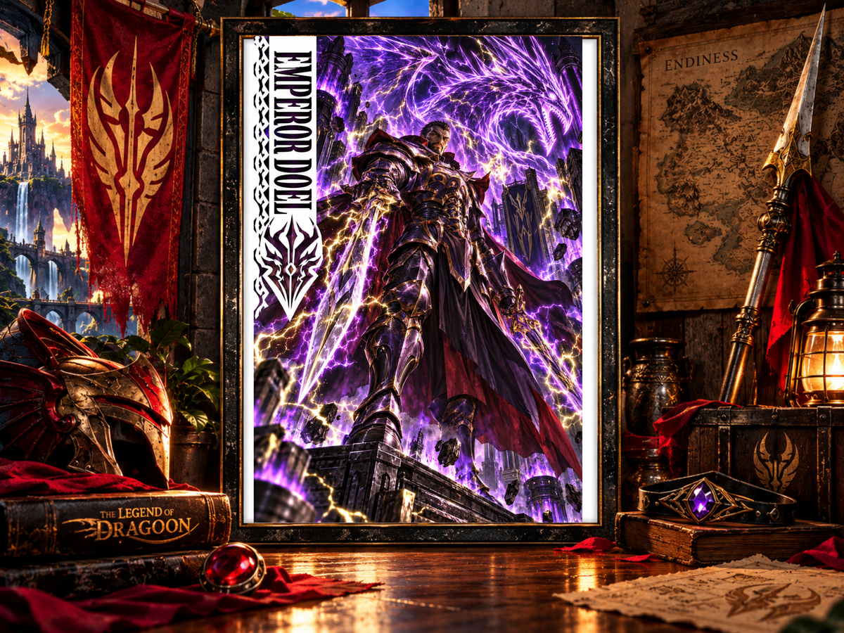 Legend of Dragoon EMPEROR DOEL 13x19 Art Print Poster | Choose 1 or Complete Set