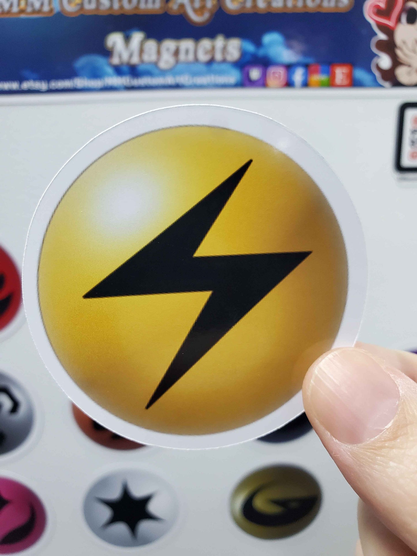 Pokemon Energy Magnet Set | Premium Fridge Magnets | Complete Set