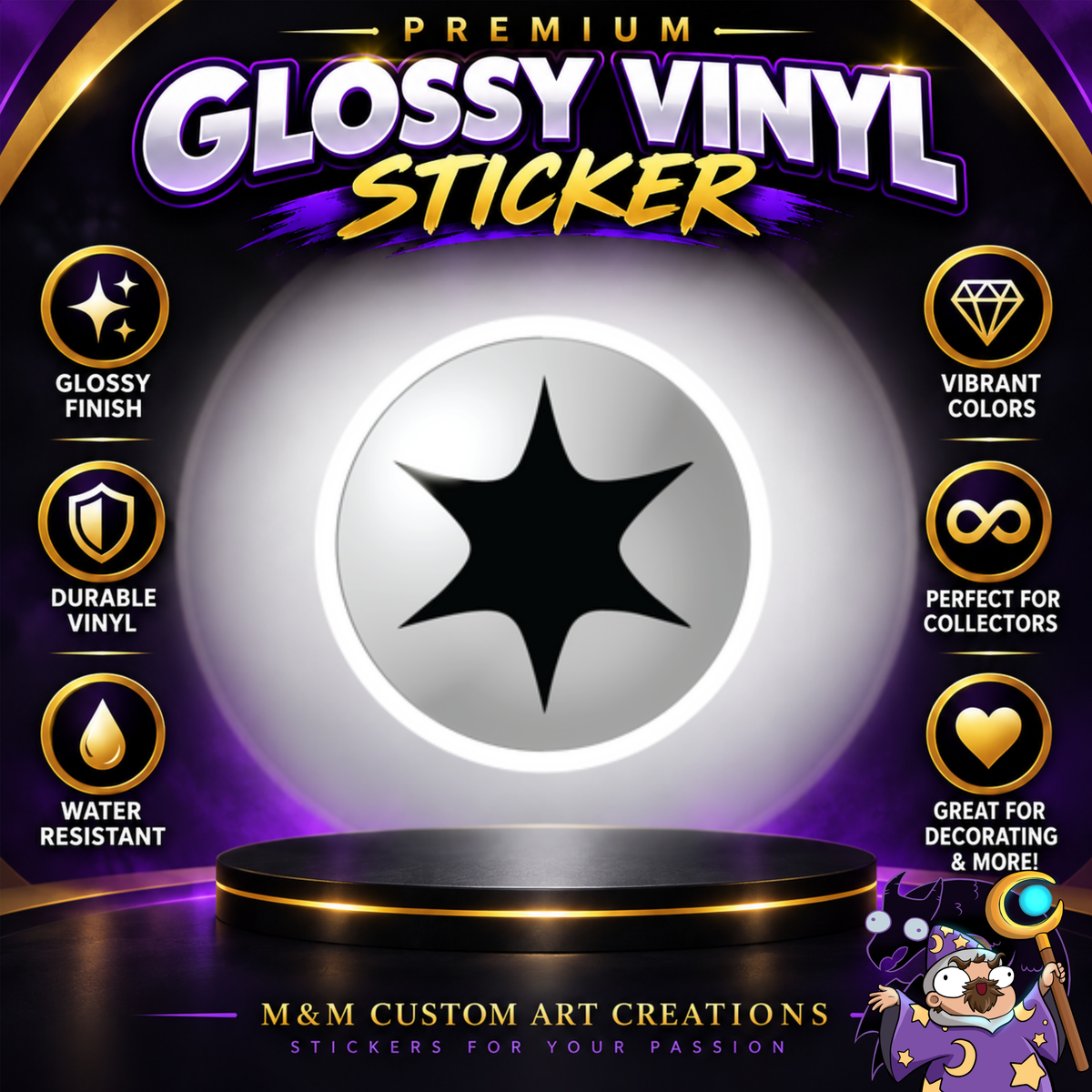 Pokemon TCG Energy Symbol Stickers 3" Glossy Vinyl Set of 11 Card Game Decals