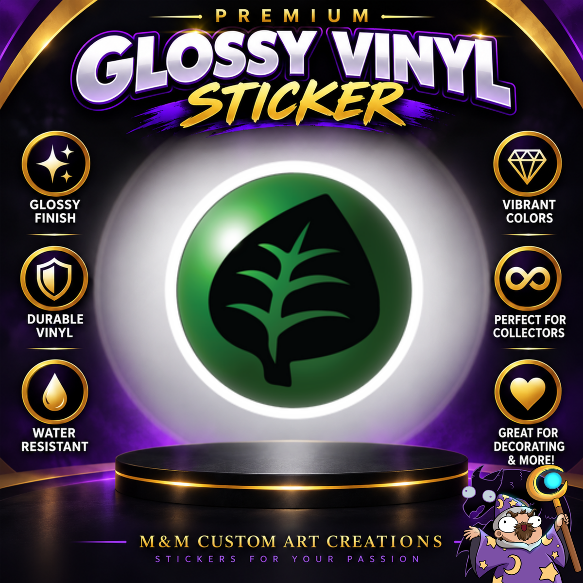 Pokemon TCG Energy Symbol Stickers 3" Glossy Vinyl Set of 11 Card Game Decals
