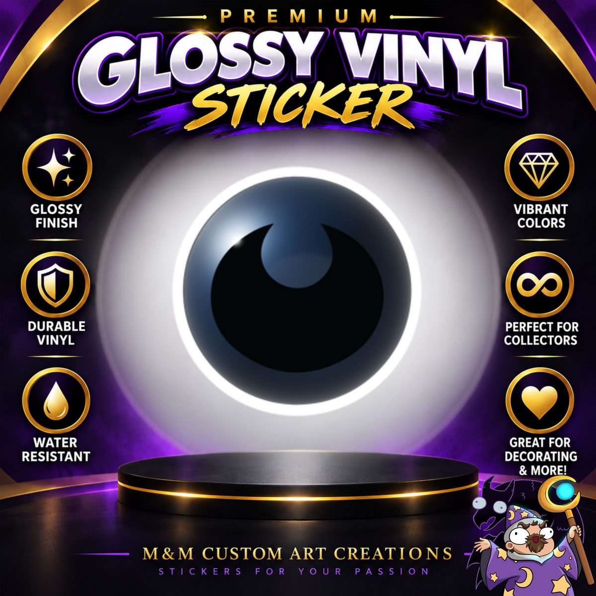 Pokemon TCG Energy Symbol Stickers 3" Glossy Vinyl Set of 11 Card Game Decals