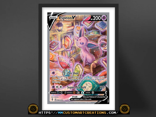 Espeon V #180 Alt Art Evolving Skies (EVS) Poster Print - Available in Two Sizes