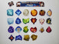Final Fantasy 14 Soul Crystal Magnets | Complete Set of 22 FF14 Job Icons FFXIV