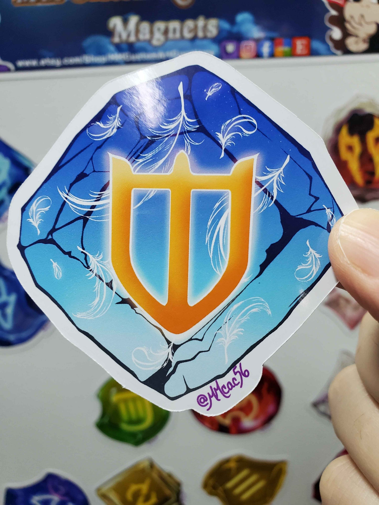 Final Fantasy 14 Soul Crystal Magnets | Complete Set of 22 FF14 Job Icons FFXIV