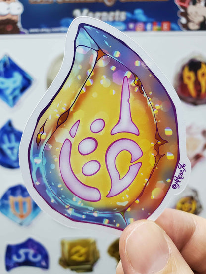 Final Fantasy 14 Soul Crystal Magnets | Complete Set of 22 FF14 Job Icons FFXIV