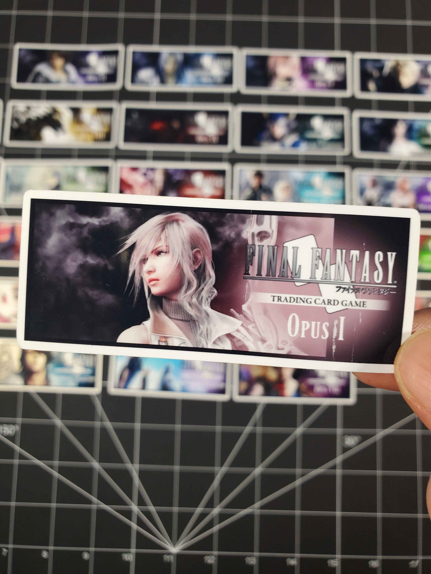 Final Fantasy TCG Opus 1-26 Set Logo Stickers | Glossy Vinyl Decals | Complete