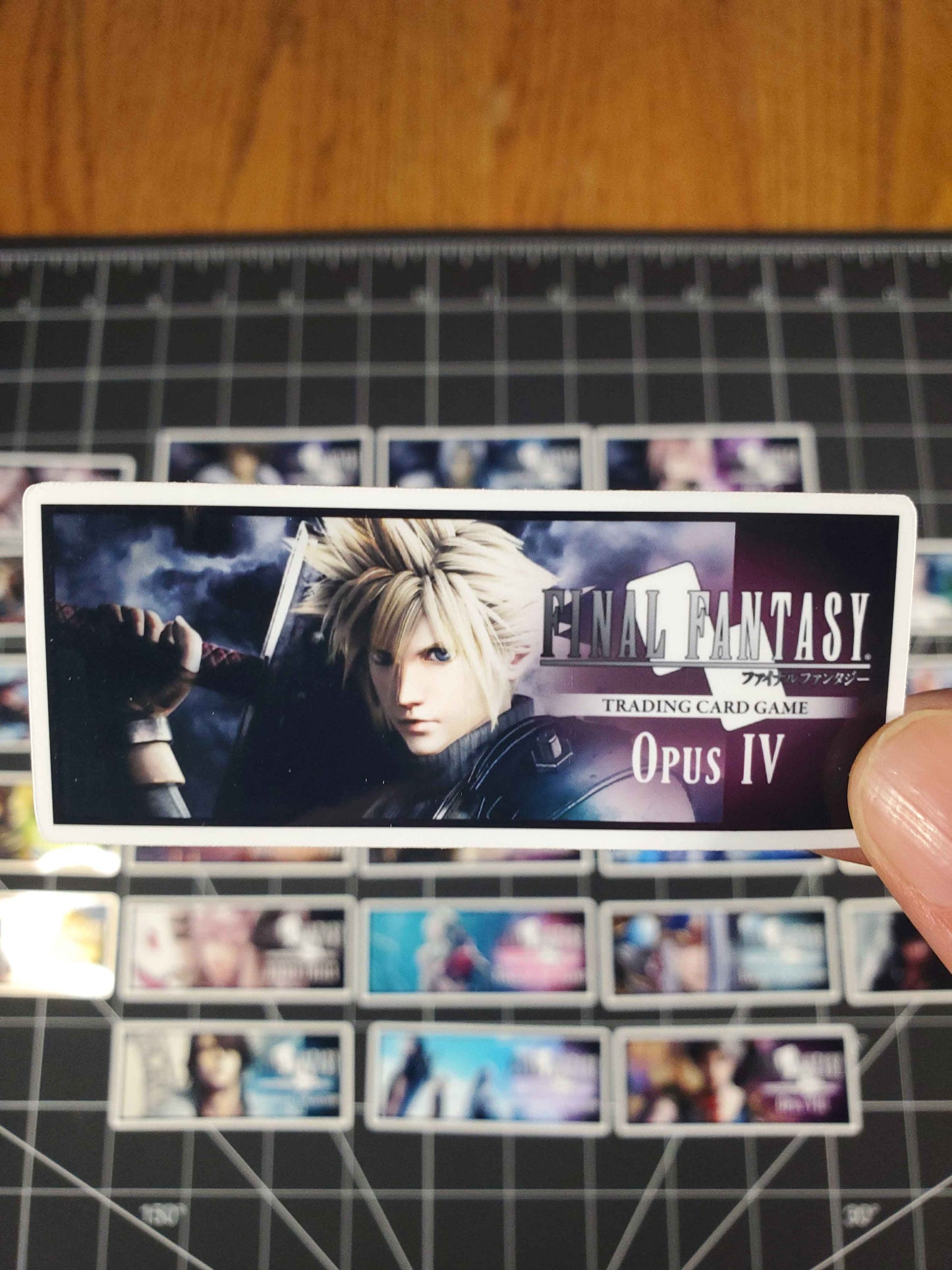 Final Fantasy TCG Opus 1-26 Set Logo Stickers | Glossy Vinyl Decals | Complete