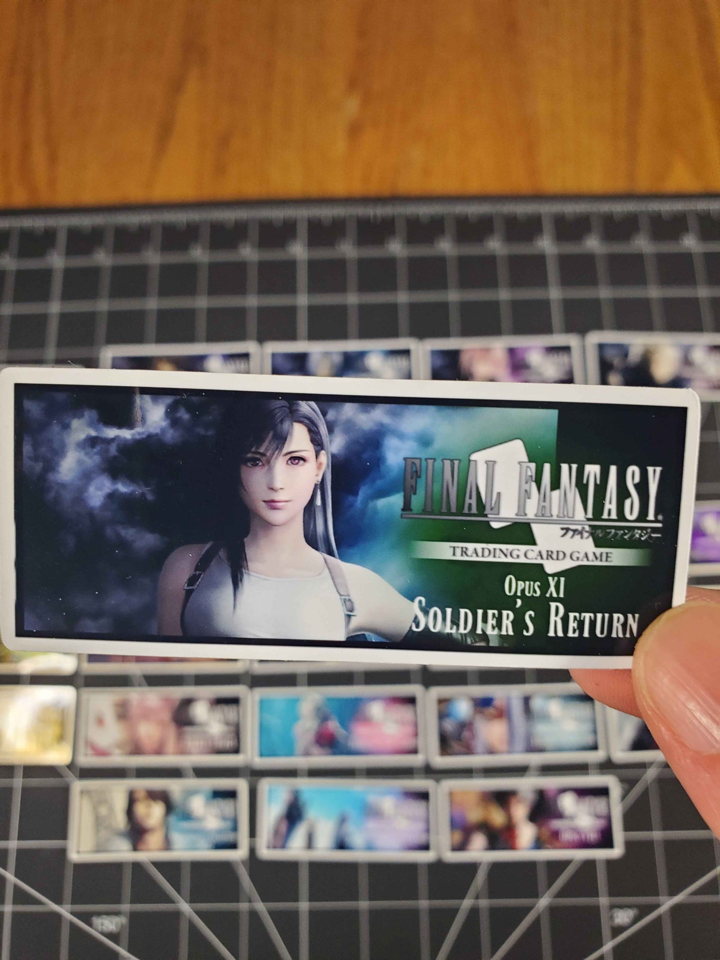Final Fantasy TCG Opus 1-26 Set Logo Stickers | Glossy Vinyl Decals | Complete